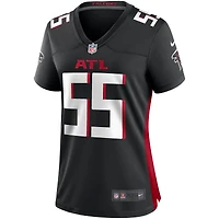 Maillot de joueur retraité du match des Falcons d'Atlanta Nike John Abraham noir pour femme