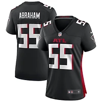 Maillot de joueur retraité du match des Falcons d'Atlanta Nike John Abraham noir pour femme