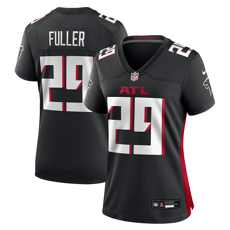 Maillot Nike Jordan Fuller noir pour femme des Falcons d'Atlanta