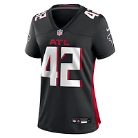 Maillot Nike Josh Woods noir pour femme des Falcons d'Atlanta