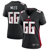 Maillot de match Nike Joshua Miles des Atlanta Falcons pour femme, noir