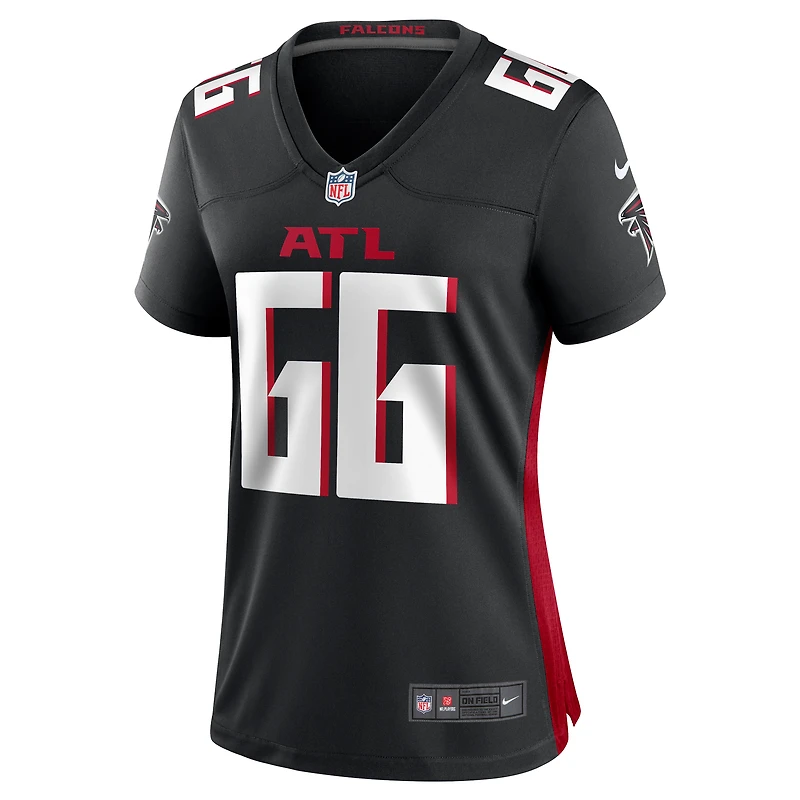 Maillot de match Nike Joshua Miles des Atlanta Falcons pour femme, noir