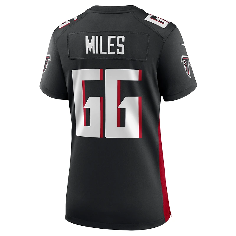 Maillot de match Nike Joshua Miles des Atlanta Falcons pour femme, noir