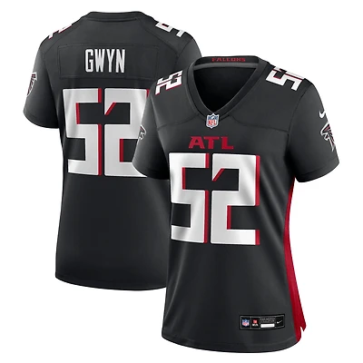 Maillot Nike Jovaughn Gwyn noir pour femme des Falcons d'Atlanta