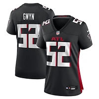 Maillot Nike Jovaughn Gwyn noir pour femme des Falcons d'Atlanta