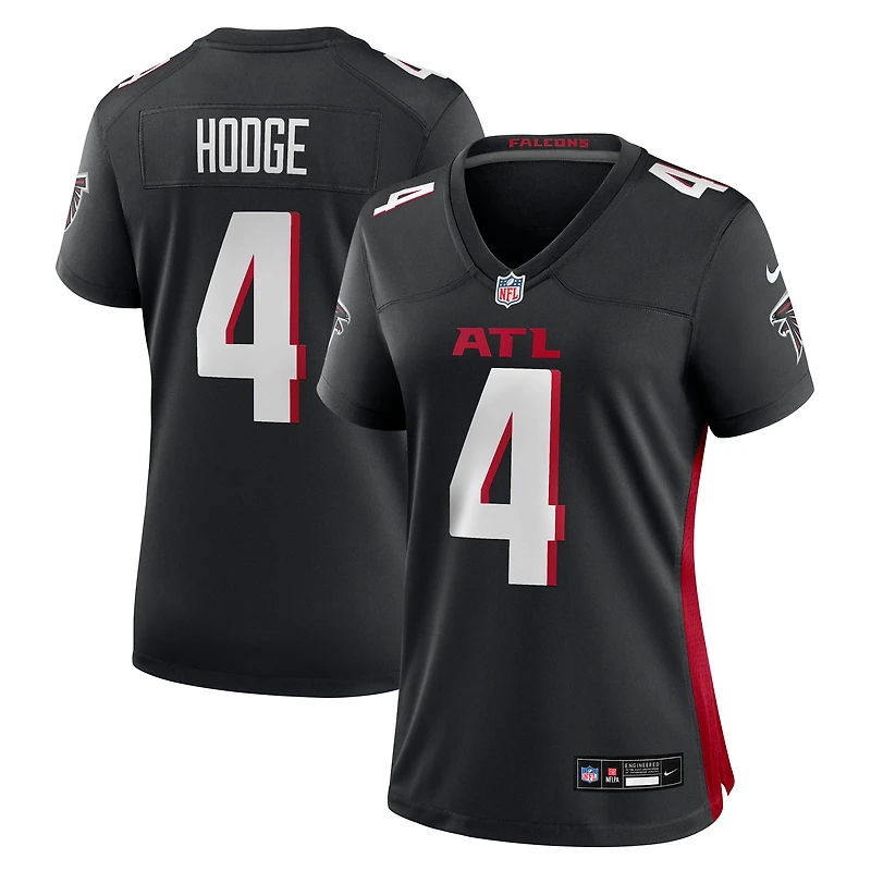 Maillot Nike KhaDarel Hodge noir pour femme des Falcons d'Atlanta