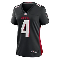 Maillot Nike KhaDarel Hodge noir pour femme des Falcons d'Atlanta