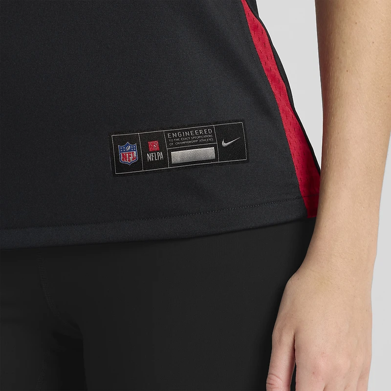 Maillot de joueur match des Falcons d'Atlanta Nike Kirk Cousins ​​pour femme, noir