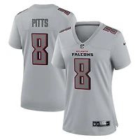 Maillot Nike Kyle Pitts pour femme, gris, Atlanta Falcons, Atmosphere Fashion Game