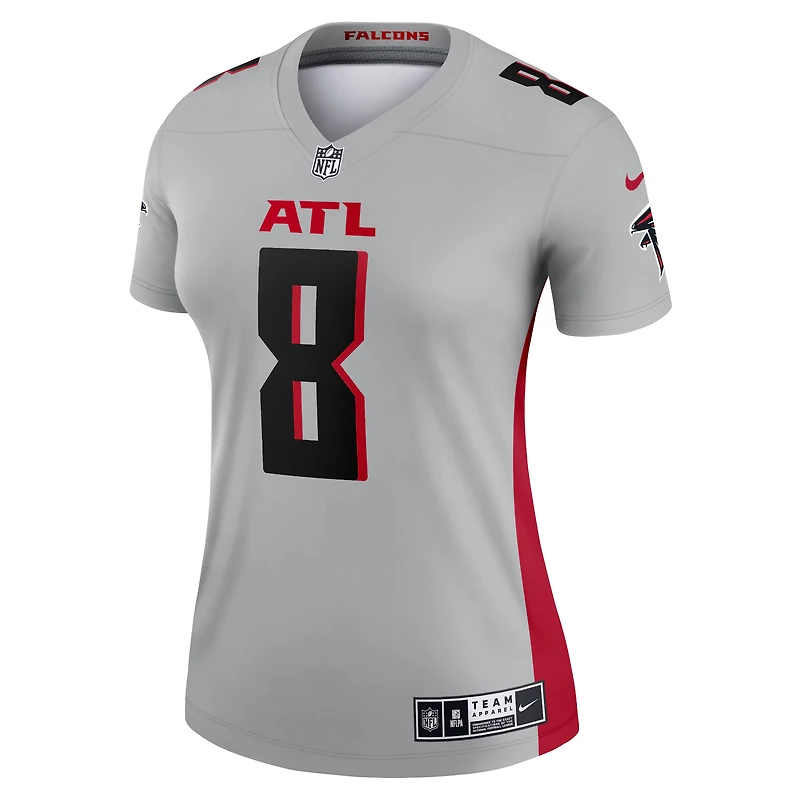 Haut de performance Nike Kyle Pitts gris Atlanta Falcons Inverted Legend Player pour femme