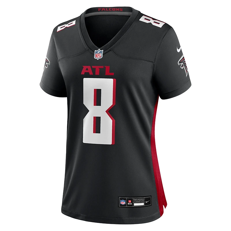Maillot Nike Kyle Pitts Sr. noir pour femme des Falcons d'Atlanta