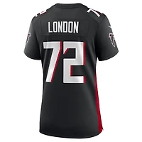 Maillot de match Nike LaCale London des Atlanta Falcons pour femme, noir
