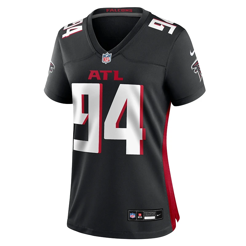 Maillot Nike LaCale London noir pour femme des Atlanta Falcons