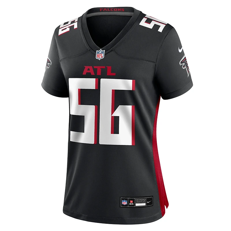 Maillot Nike Leonard Floyd noir pour femme des Falcons d'Atlanta