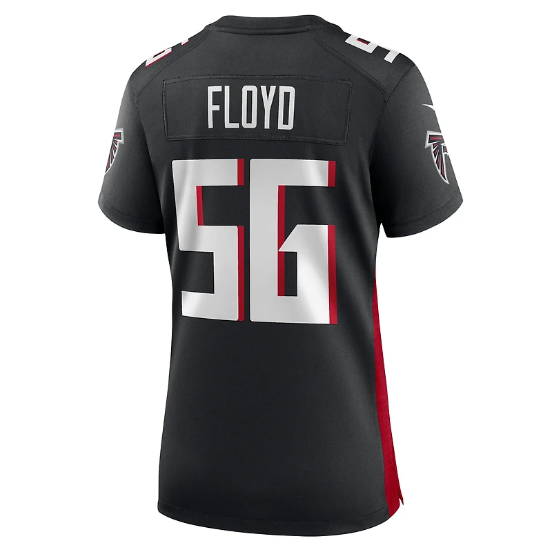 Maillot Nike Leonard Floyd noir pour femme des Falcons d'Atlanta