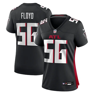 Maillot Nike Leonard Floyd noir pour femme des Falcons d'Atlanta