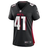 Maillot de match des Falcons d'Atlanta Nike Lukas Denis noir pour femme