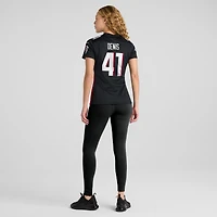 Maillot de match des Falcons d'Atlanta Nike Lukas Denis noir pour femme