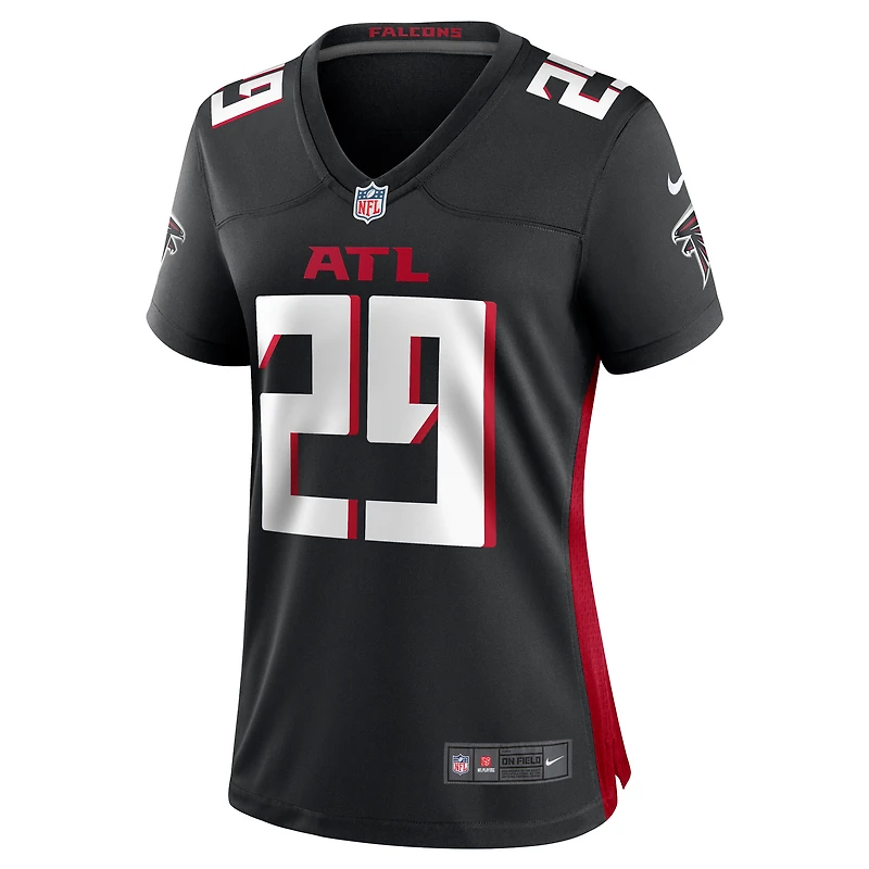 Women's Nike Micah Abernathy  Black Atlanta Falcons Team Game Jersey