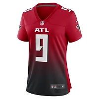 Maillot de match des Falcons d'Atlanta Nike rouge pour femme