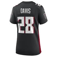 Maillot de joueur des Falcons d'Atlanta Nike Mike Davis pour femme, noir