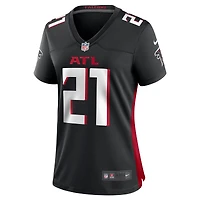 Maillot de joueur match Nike Mike Hughes des Atlanta Falcons pour femme, noir