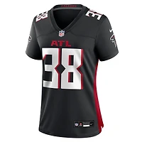 Women's Nike Nathan Carter  Black Atlanta Falcons Team Game Jersey