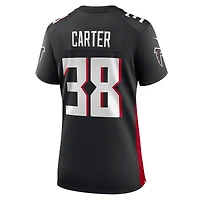 Maillot Nike Nathan Carter noir pour femme des Falcons d'Atlanta