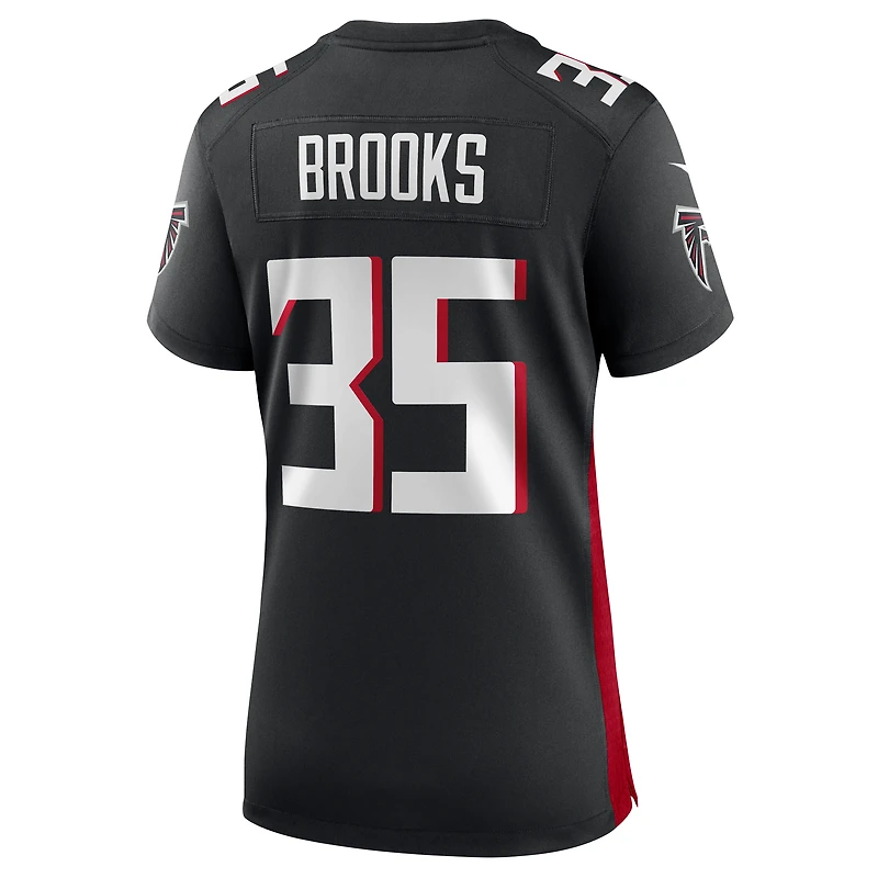 Women's Nike Natrone Brooks  Black Atlanta Falcons Team Game Jersey