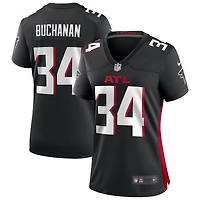 Maillot de joueur retraité du match des Falcons d'Atlanta Nike Ray Buchanan pour femme, noir