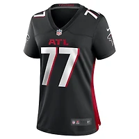 Maillot de match Nike Storm Norton des Atlanta Falcons pour femme, noir