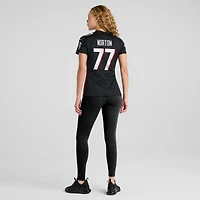 Maillot de match Nike Storm Norton des Atlanta Falcons pour femme, noir
