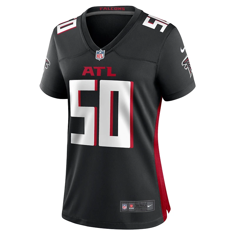 Women's Nike Tae Davis  Black Atlanta Falcons Team Game Jersey