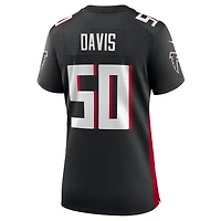 Women's Nike Tae Davis  Black Atlanta Falcons Team Game Jersey