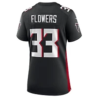 Maillot de match l'équipe des Atlanta Falcons Nike Tre Flowers noir pour femme