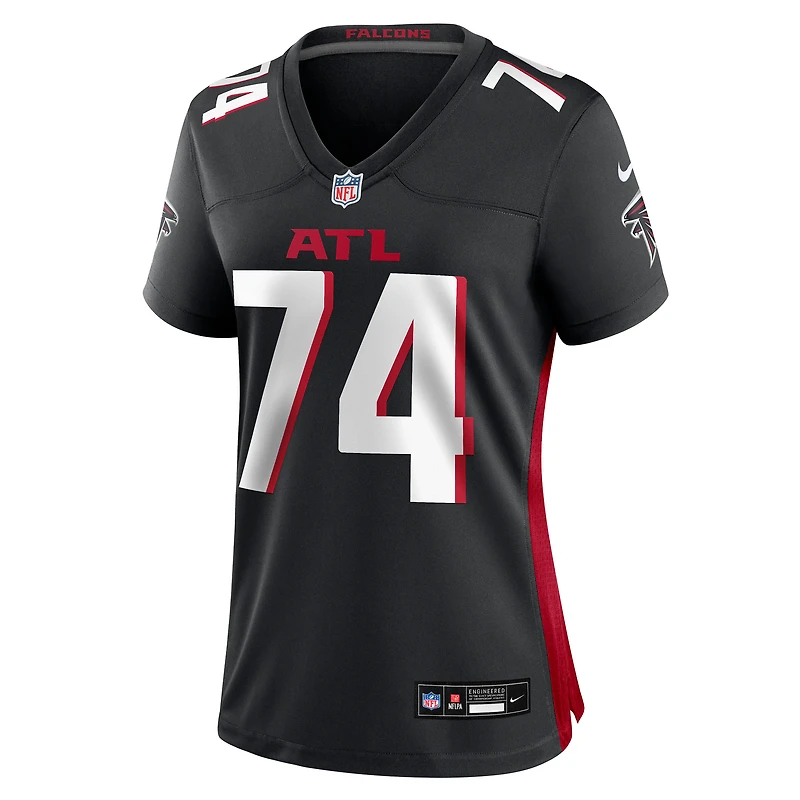 Maillot Nike Tyrone Wheatley Jr. pour femme, noir, des Falcons d'Atlanta