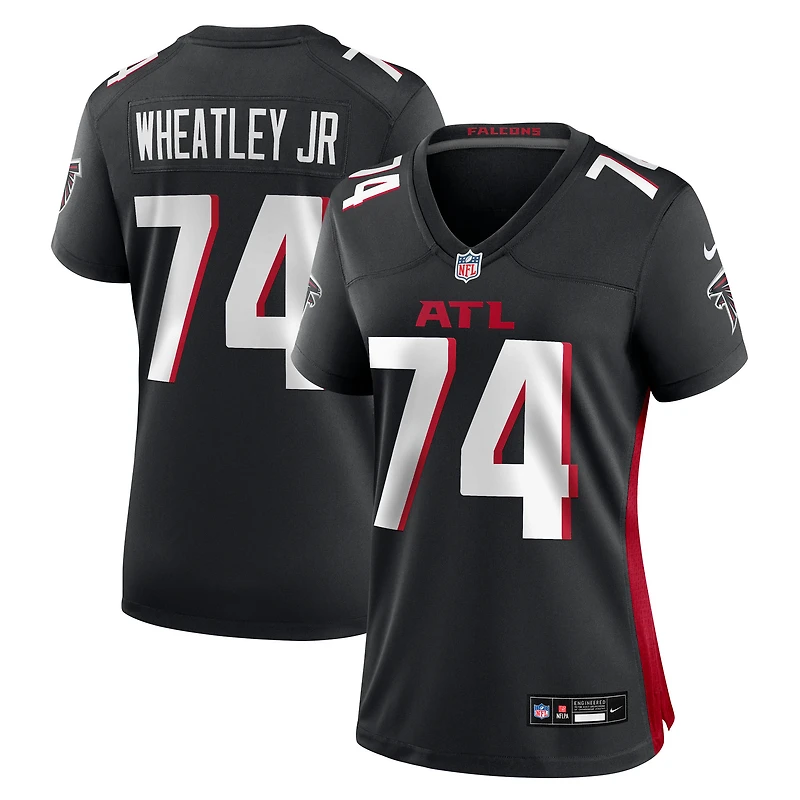 Maillot Nike Tyrone Wheatley Jr. pour femme, noir, des Falcons d'Atlanta