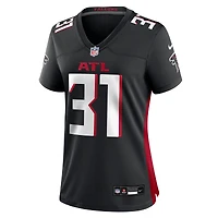 Maillot Nike Xavier Watts noir pour femme des Falcons d'Atlanta