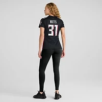 Maillot Nike Xavier Watts noir pour femme des Falcons d'Atlanta