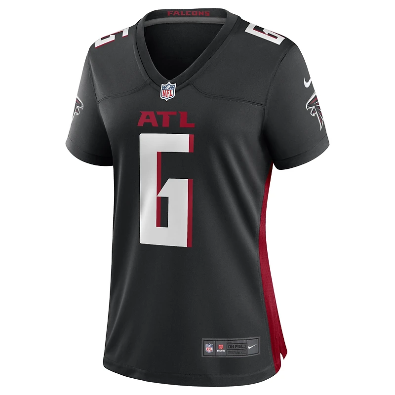 Maillot de match d'équipe des Falcons d'Atlanta Nike Younghoe Koo pour femme, noir