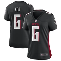 Maillot de match d'équipe des Falcons d'Atlanta Nike Younghoe Koo pour femme, noir