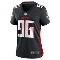 Maillot de match l'équipe des Falcons d'Atlanta Nike Zach Harrison pour femme, noir
