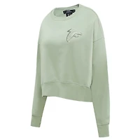 Women's Pro Standard  Light Green Atlanta Falcons Neutral Pullover Sweatshirt