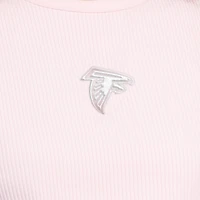 Débardeur court Starter rose pastel pour femme, Atlanta Falcons, collection voyage pastels