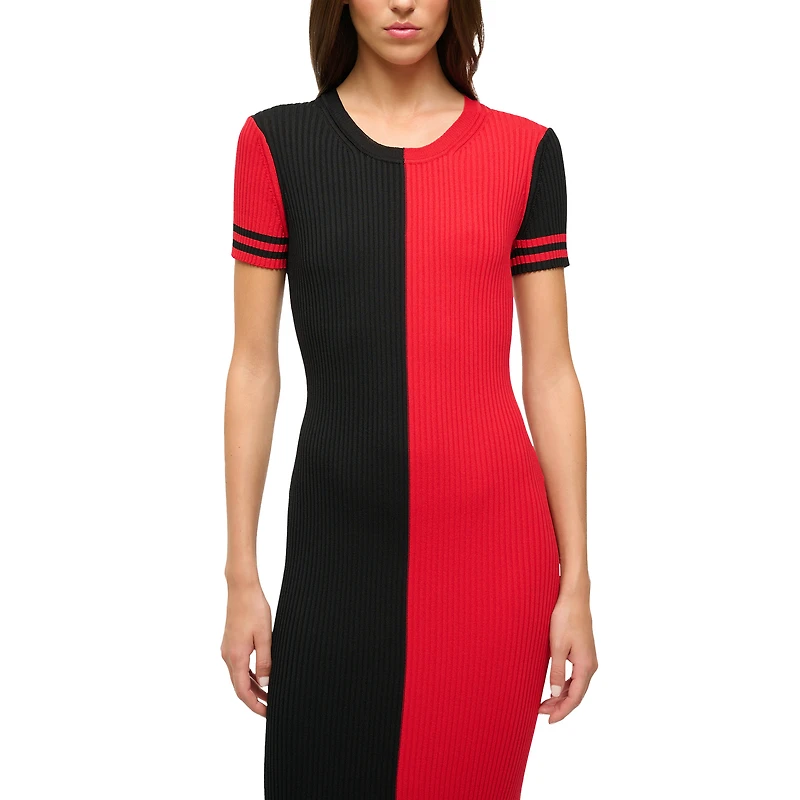 Women's STAUD  Black/Red Atlanta Falcons Colleen Dress