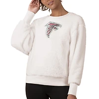 Sweat-shirt à enfiler pour femme Touch Atlanta Falcons Milestone Tracker blanc