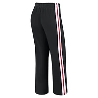 Pantalon droit noir à blocs de couleurs pour femme WEAR by Erin Andrews des Falcons d'Atlanta