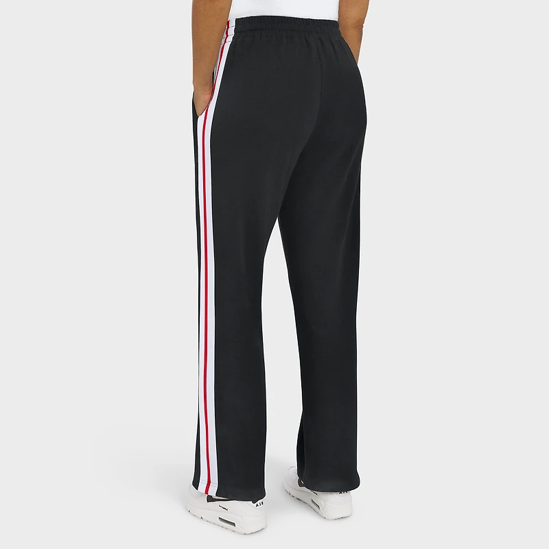 Women's WEAR by Erin Andrews Black Atlanta Falcons Color-Block Straight Leg Pants