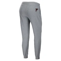 Ensemble de détente pour femme WEAR by Erin Andrews avec sweat à capuche et pantalon gris chiné des Falcons d'Atlanta