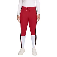 Women's WEAR by Erin Andrews Red/Black Atlanta Falcons Color-Block Leggings